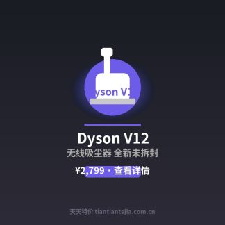 Dyson V12 无线吸尘器 全新未拆封